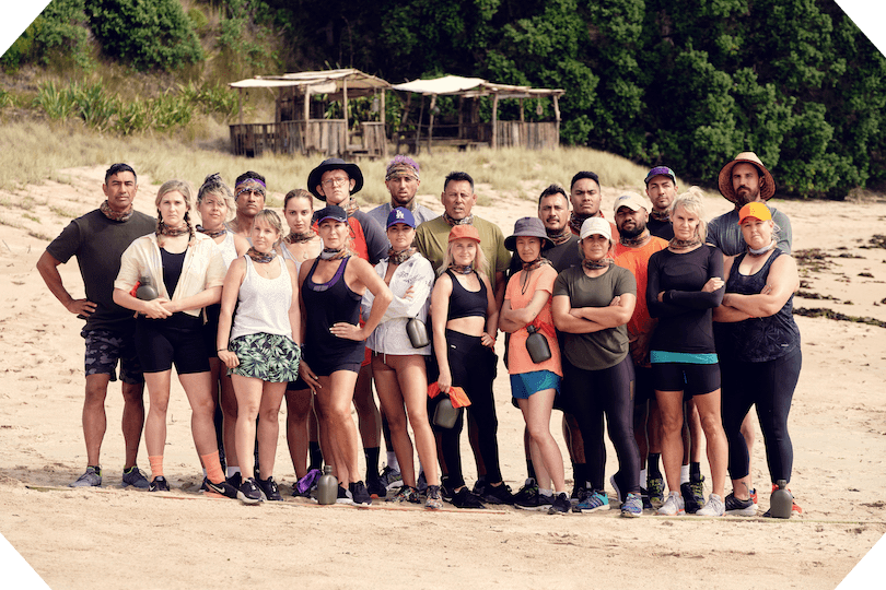 The 2021 cast of Celebrity Treasure Island (Photo: TVNZ) 
