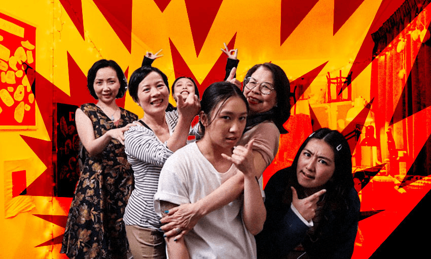 Inked is Aotearoa’s first Chinese/English bilingual drama. Photo: Supplied (additional design by Archi 
