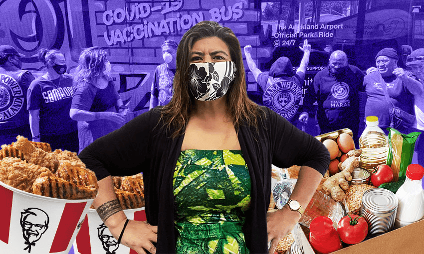 Auckland councillor for the  Maungakiekie-Tāamaki ward Josephine Bartley has been doing her best to get people vaccinated. (Photo: Archi Banal) 
