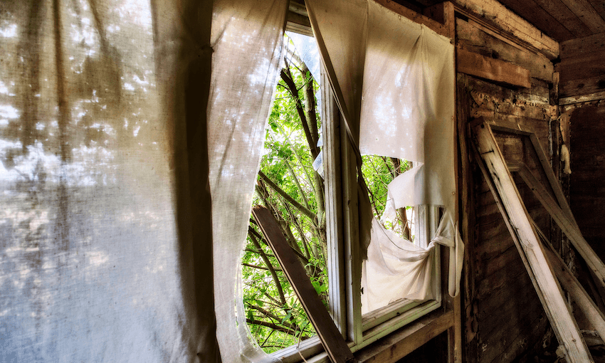 Interior Of Abandoned Home