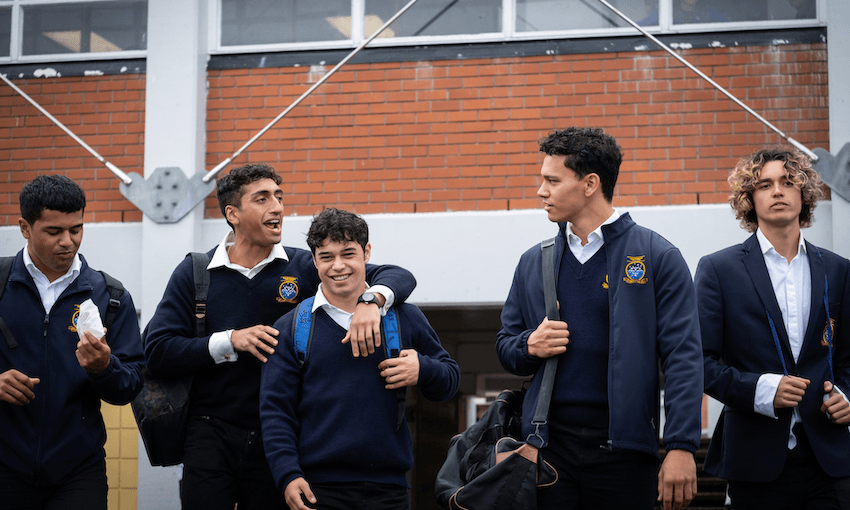 Some of the young cast of Head High (Photo: South Pacific Pictures/supplied) 
