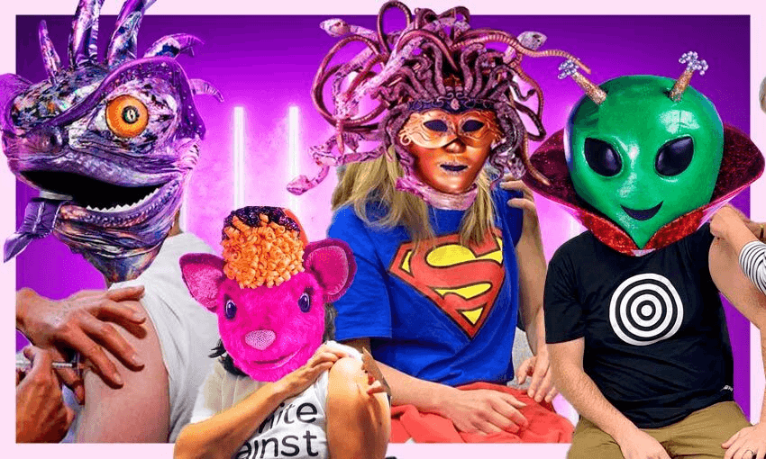 How many of New Zealand’s famous Masked Vaxxers can you guess? 
