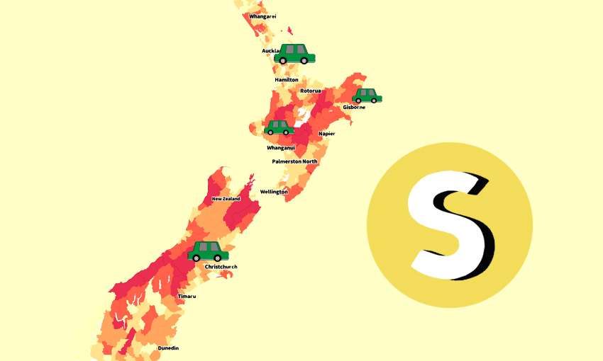 Travel times to every suburb’s closest vaccination centre, on one interactive map 