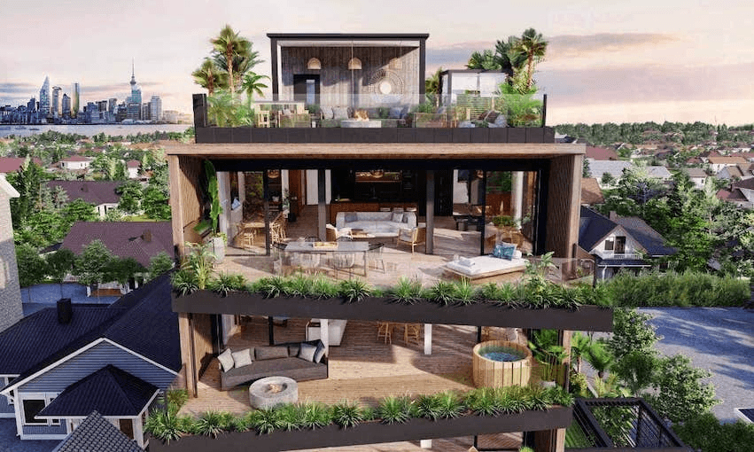 An artist’s impression of the DreamSpace complex on Lake Rd, Takapuna (Photo: Supplied)