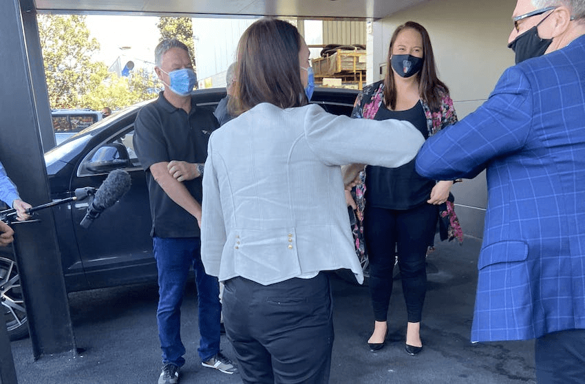 Ardern visits JMP Engineering