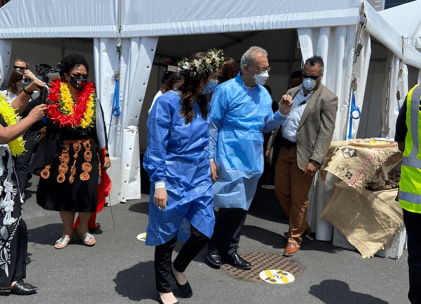 Jacinda Ardern in Māngere 
