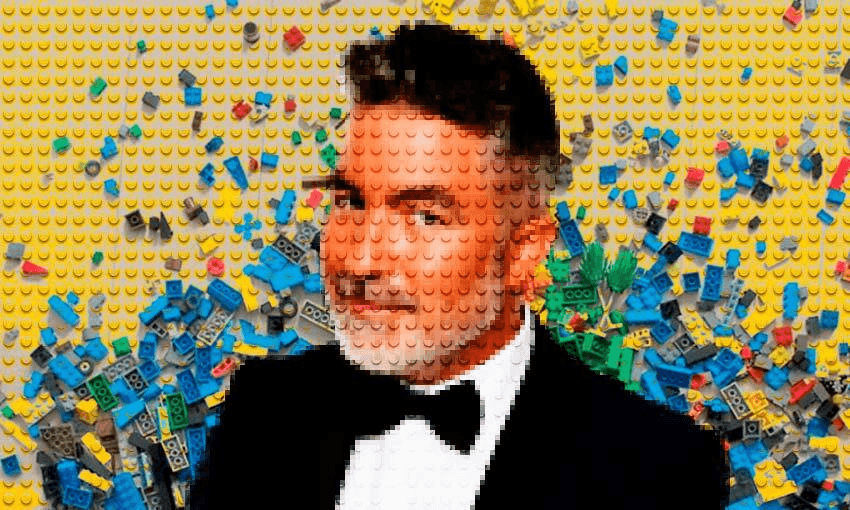 Dai Henwood has been confirmed as the host of Lego Masters NZ. Image composite: Tina Tiller 
