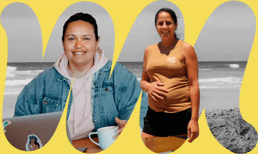 Left, Manawawharepu Udy and Sandra Gavet are two Māori businesswomen not letting Covid hold their business aspirations back. (Photo: Tina Tiller) 
