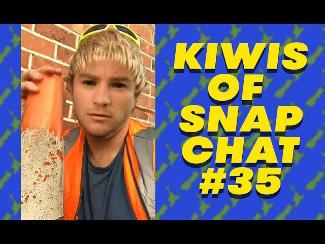 Kiwis of Snapchat: Kenneth loves road cones