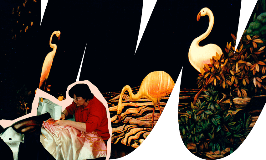 There’s a fascinating story behind the Civic theatre curtain (Photos: collection of Robyn Tubb; additional design: Tina Tiller) 
