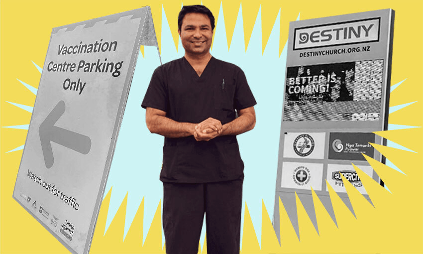 Whānau Ora Community Clinic’s Dr Vanshdeep Tangri says the clinic has vaccinated tens of thousands of people over the last three months. (Photo: Tina Tiller) 
