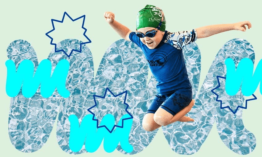 Aucklanders can’t wait to jump back into their local pool. (Photo: Auckland Council, additional design from Archi Banal) 
