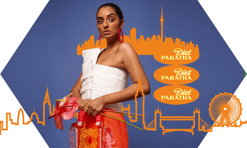 Anita Chhiba of Diet Paratha (Photos: Supplied; additional design by Tina Tiller) 
