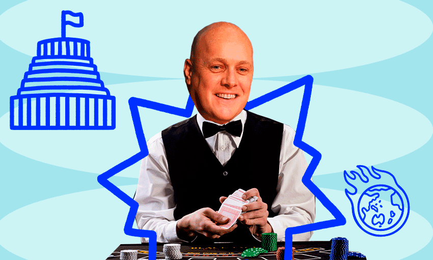 Chris Luxon resisted the temptation to appoint Christopher Luxon to his line-up. Image: Tina Tiller