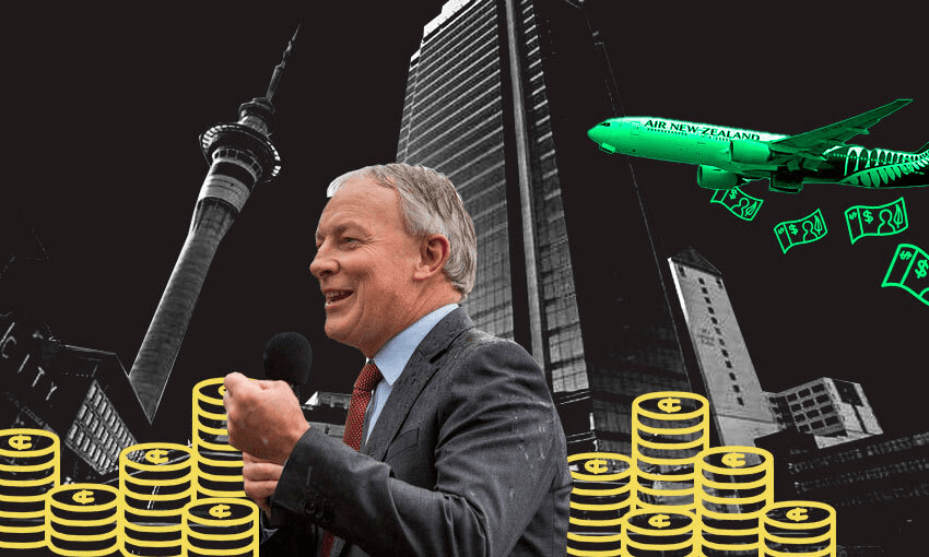 Mayor Phil Goff is proposing a billion-dollar climate action package as key policy in the upcoming annual budget. (Photo: Supplied. Additional design by Tina Tiller) 
