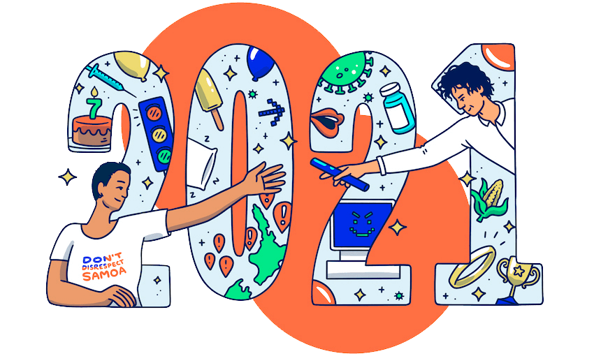 Yes this image is suggesting that Toby Manhire is god 
