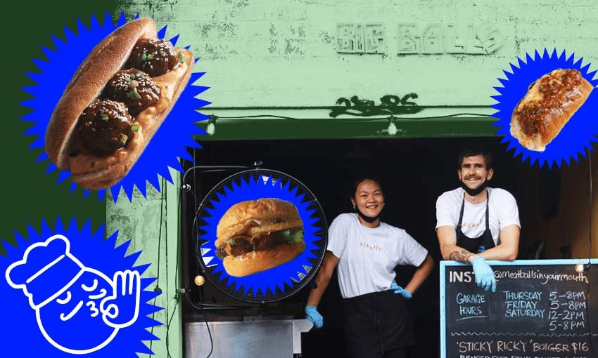 Susie Wang and Luke McLeod run a takeaway joint from their garage in Auckland. (Image: Archi Banal) 
