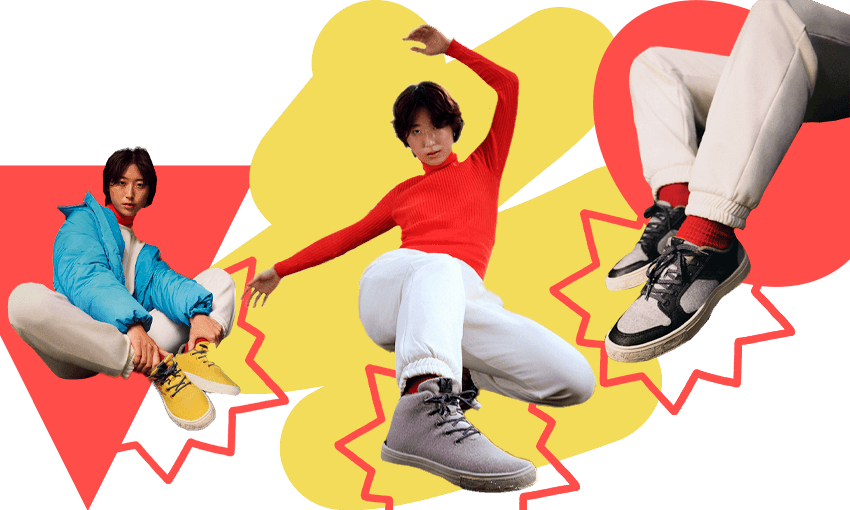 Eco shoes by YY Nation (Image: supplied, additional design by Tina Tiller) 
