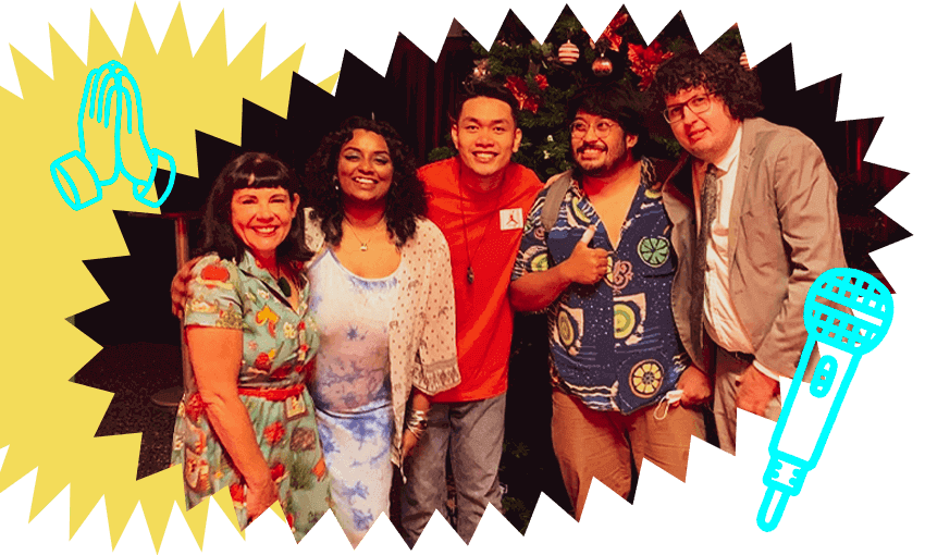 Michele A’Court, Natalie Samy, James Roque, David Correos and Ray O’Leary at The Tuning Fork (Photo: supplied)  
