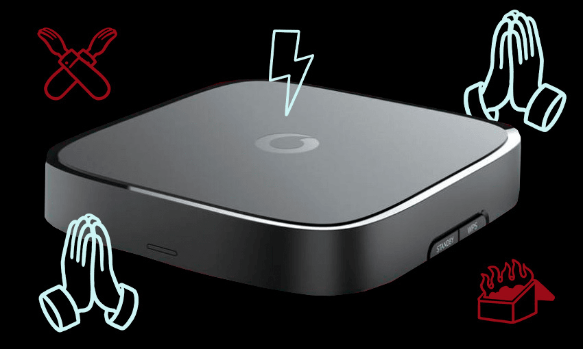 The wonderful yet doomed VodafoneTV box. 
