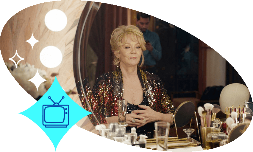 Jean Smart stars as a fiery comic paired with a much younger assistant in Hacks. Image: Archi Banal 
