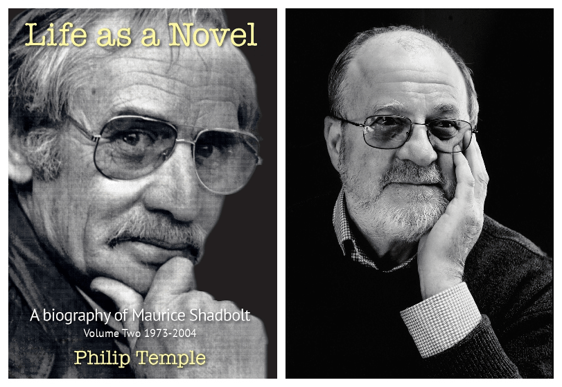A book cover featuring mugshot of an older white man, glasses, hand on chin ... At right, an author photo which is a different man, but remarkably similar mugshot.
