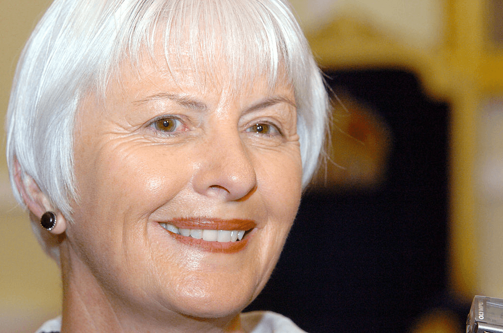 WELLINGTON, NEW ZEALAND - MARCH 03: Margaret Wilson after accepting the warrant for Speaker of the House at a swearing in ceremony at Government House, Wellington, New Zealand, Thursday, March 03, 2005. (Photo by Ross Setford/Getty Images)