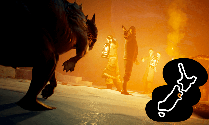 The gameplay of Dread Hunger, the new game from Christchurch studio Digital Confectioners that is following in the golden footsteps of Among Us. (Photo: Digital Confections, Image Design: Archi Banal)