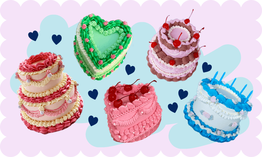 Local bakers have started whipping up tiny, retro cakes. (Image: Archi Banal)