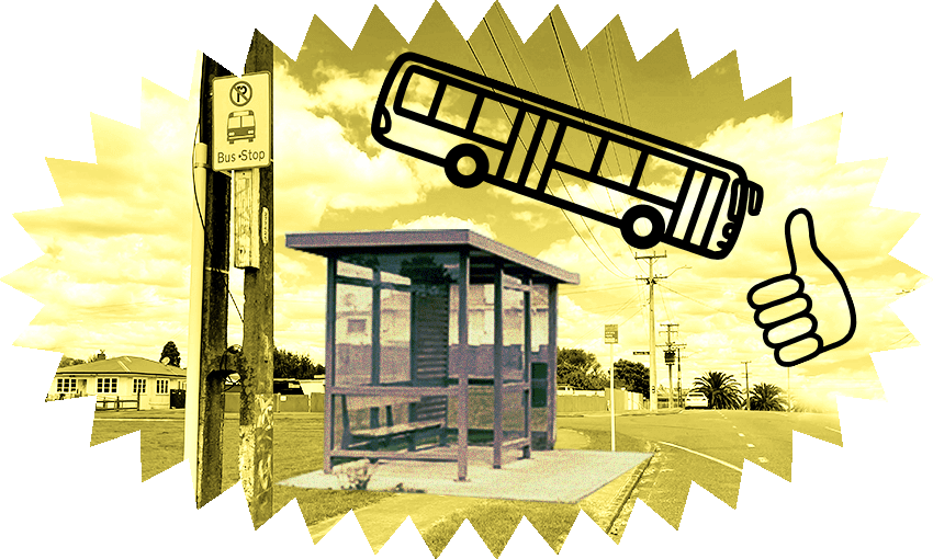 A bus service could soon be coming to the isolated rural community of Ihumātao. (Photo: Justin Latif, additional design Archi Banal)