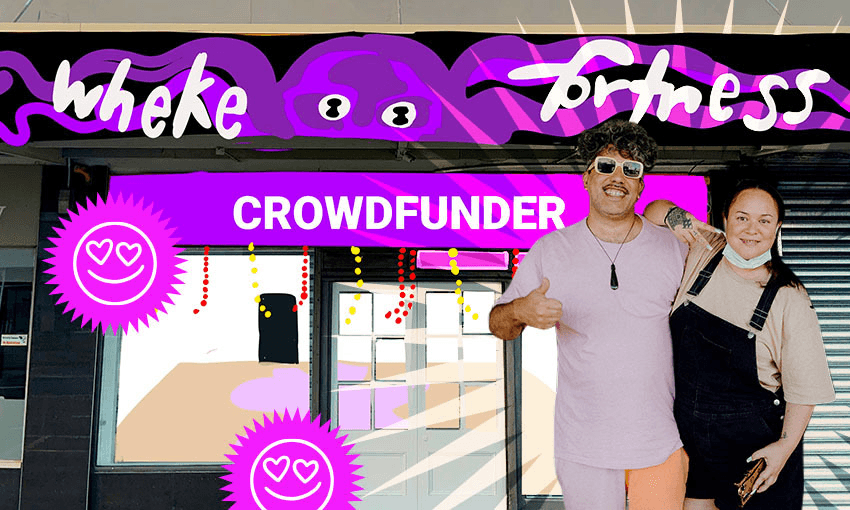 ‘Wheke Fortress is more than an arts initiative,’ says Tokerau Brown (left). (Image: Archi Banal)