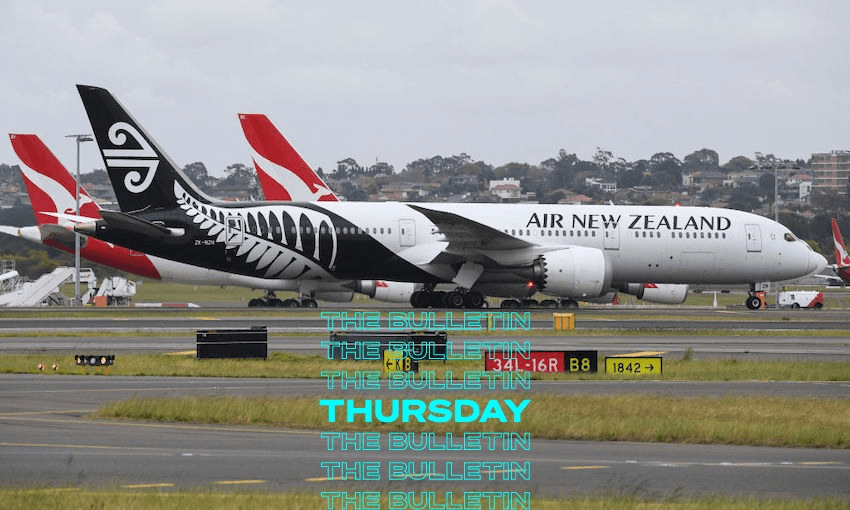 An Air New Zealand plane at Sydney international airport. (James Morgan/Getty Images) 
