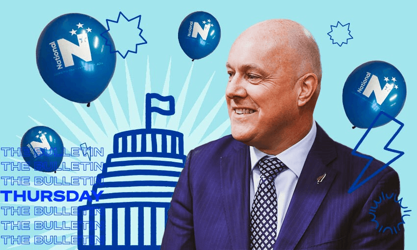 National leader Christopher Luxon is on course to become prime minister, (Image: Tina Tiller)
