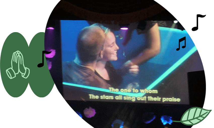 The author is baptised at Arise (Image: supplied)