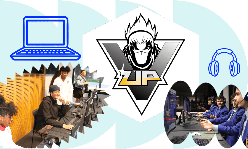 Think esports is not a real sport? Think again. It’s here to stay, and Victory Up is bringing it to high schools near you. (Photos: Supplied, Image Design: Tina Tiller)