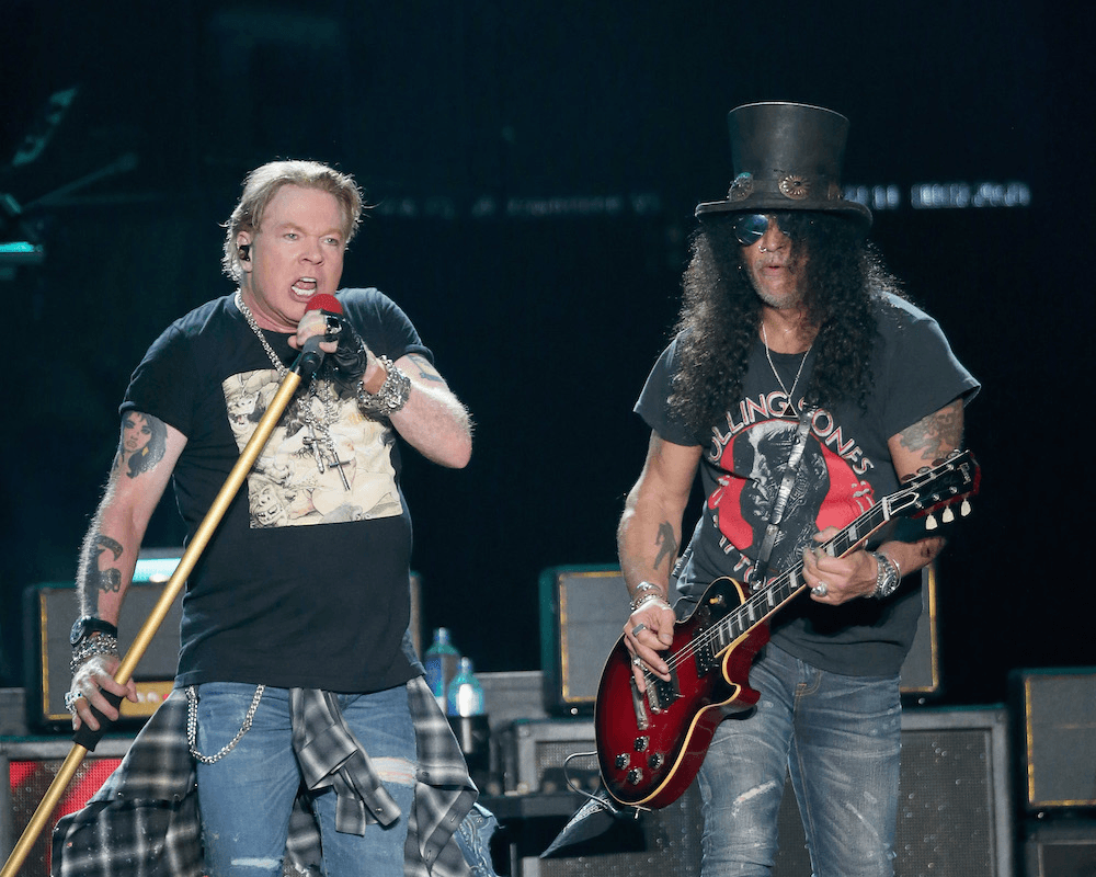 Axl Rose and Slash will perform with Guns N’ Roses in December. Photo: Getty 
