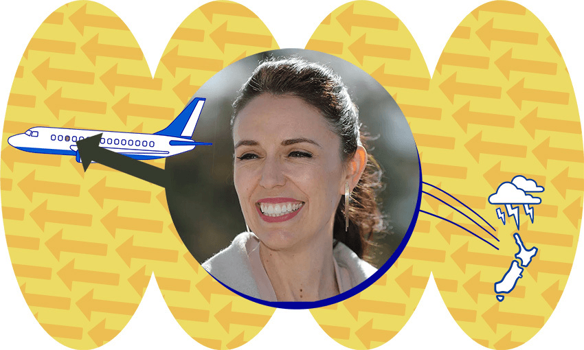 Jacinda Ardern is leading a delegation of 12 business leaders to Singapore and Japan (Image: Getty/Toby Morris) 
