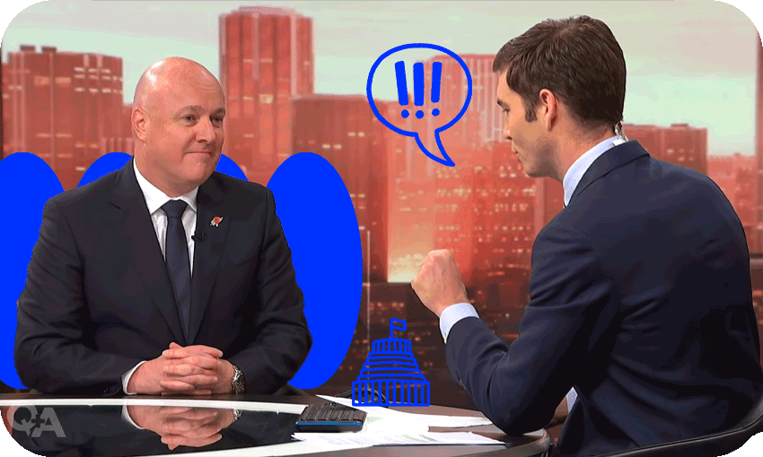 Screengrab: Q&A, addition design: Tina Tiller 
