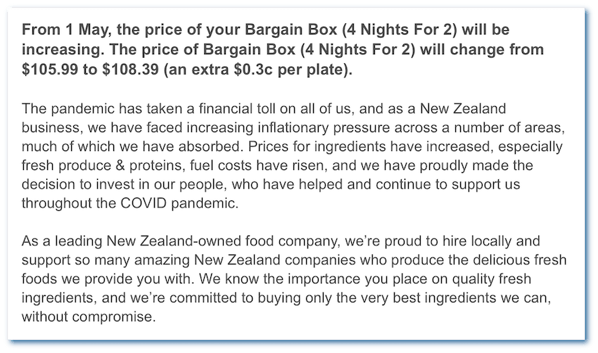 My Food Bag ups prices as grocery costs surge Apr 22 2022 The Spinoff