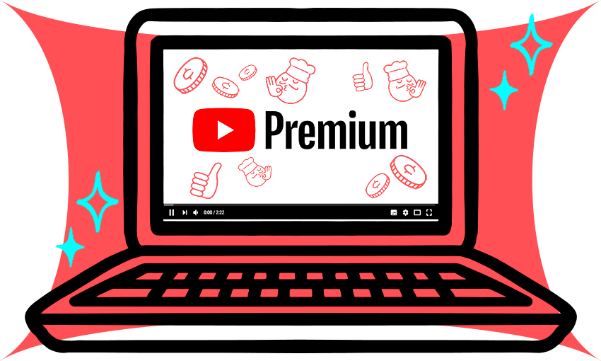 Do you pay the top dollar for YouTube Premium? Sure, but it’s bang for your buck. (Image Design: Bianca Cross) 
