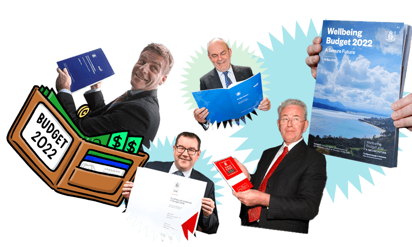 Finance ministers and their budgets over the last 20 years. (Photos: Getty Images; additional design: Tina Tiller) 
