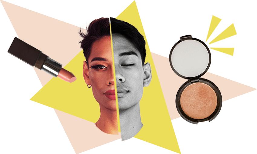 The men who wear makeup – for beauty, for pleasure, and just because. (Image Design: Archi Banal) 

