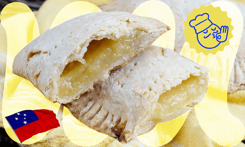 Pineapple custard filled pies from Sāmoa. (Image: Archi Banal) 
