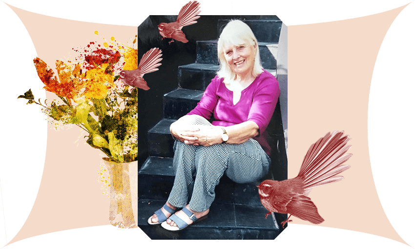 Sally Morgan’s mum, Jean (Photo supplied, additional design by Archi Banal) 
