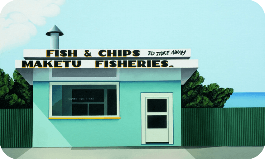 Fish and Chips, Maketu (1975) by Robin White (Image: Auckland Art Gallery Toi o Tāmaki) 
