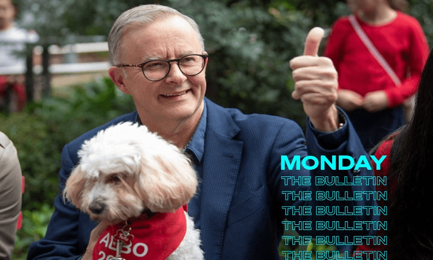 Anthony Albanese after winning the general election. (Photo by Wendell Teodoro/AFP via Getty Images) 
