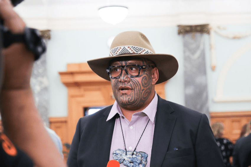 Te Pāti Māori co-leader Rawiri Waititi  (Photo by Lynn Grieveson/Getty Images) 
