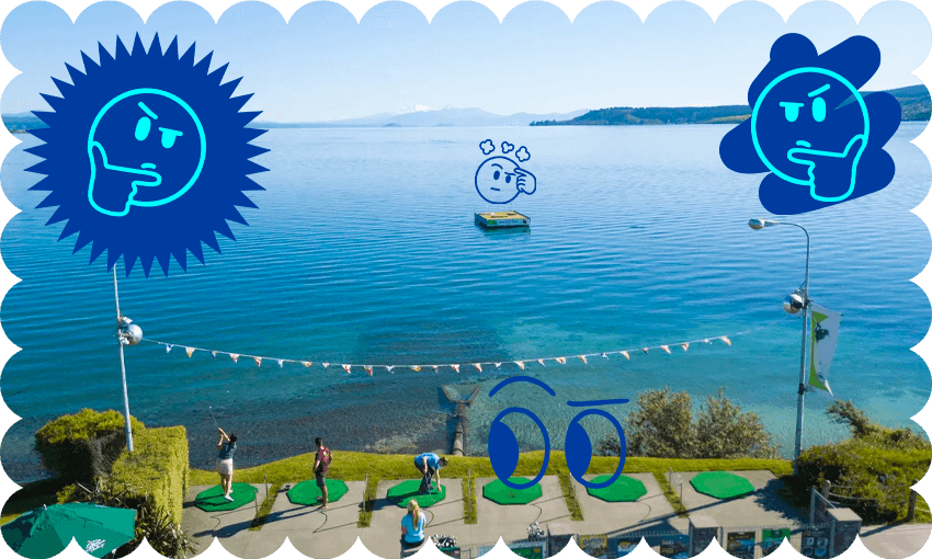 Lake Taupō’s Hole is getting an upgrade many people don’t want. (Photo: Supplied / Treatment: Tina Tiller) 
