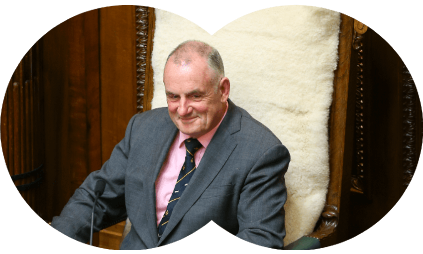 Trevor Mallard looks on after being nominated as Speaker during the opening of parliament on November 25, 2020.. (Photo: Hagen Hopkins/Getty Images) 
