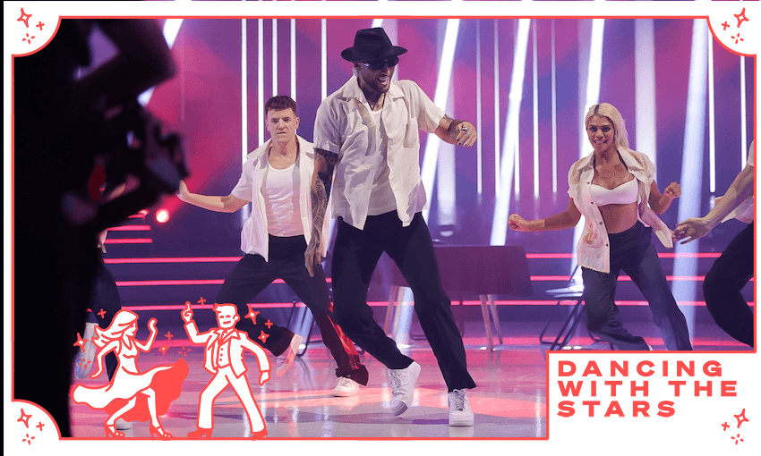 Dancing with the Stars judge Lance Savali kills it. (Photo: Three) 
